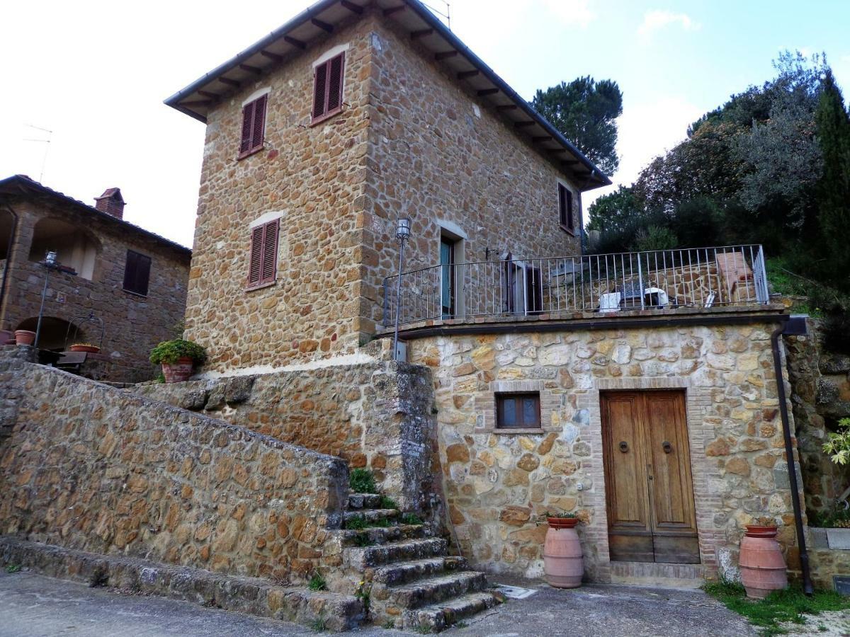 La Chiusa Dei Monaci Castelmuzio Exteriér fotografie