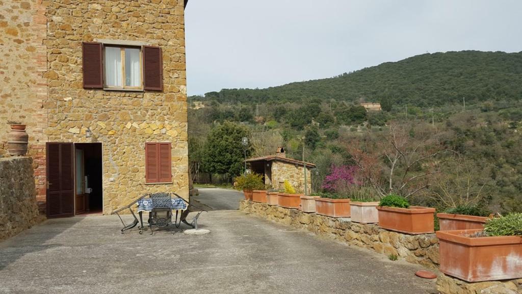 La Chiusa Dei Monaci Castelmuzio Exteriér fotografie