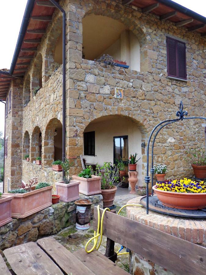 La Chiusa Dei Monaci Castelmuzio Exteriér fotografie